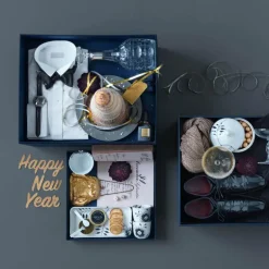 Sort Mega Riflet skål 13 cm