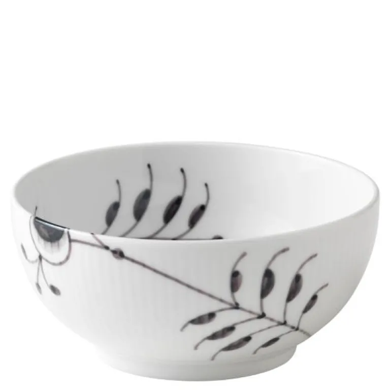 Sort Mega Riflet skål 15 cm