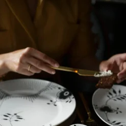 Sort Mega Riflet tallerken 27 cm dekor 2