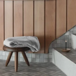 Spa håndkle 50x90 cm lys grå