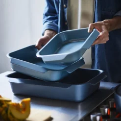 Space ildfast form 3 deler 12,3x32,8 cm blå