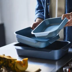 Space ildfast form 23x30 cm blå