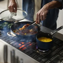 Space kasserolle m/lokk 28 cm 4,5L midnight blue