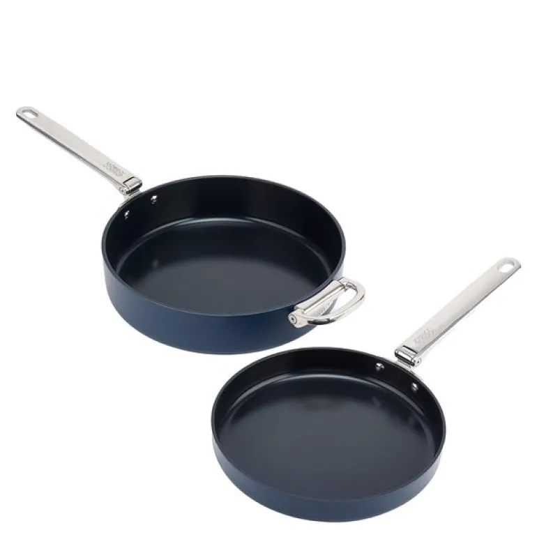 Space stekepannesett 2 deler 24+28 cm midnight blue