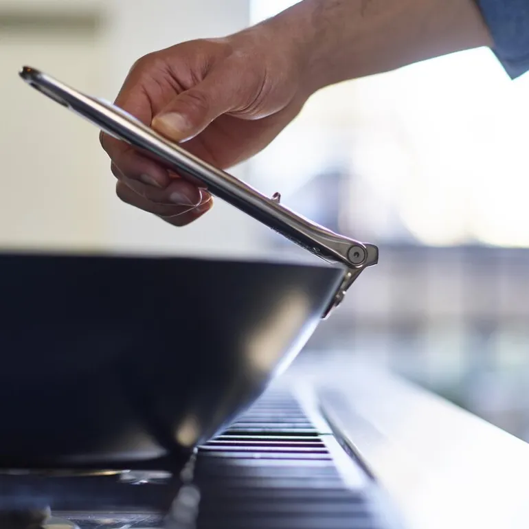 Space wokpanne 32 cm midnight blue