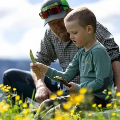 Speiderkniv spiss tupp 19,5 cm bjørk