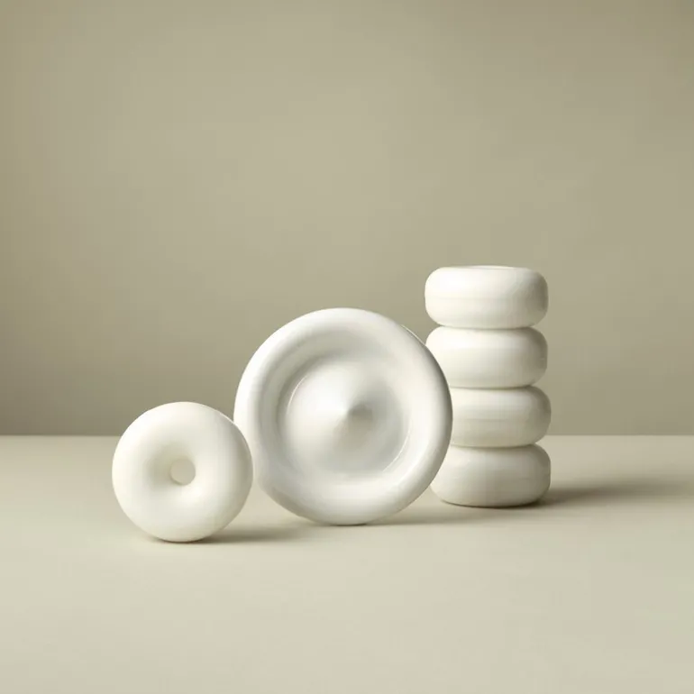 Såpeskål 10 cm cream white