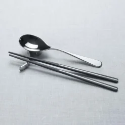 Spisepinnesett med skål audrey