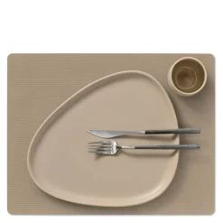 Square Corduroy spisebrikke 35x45 cm clay brown