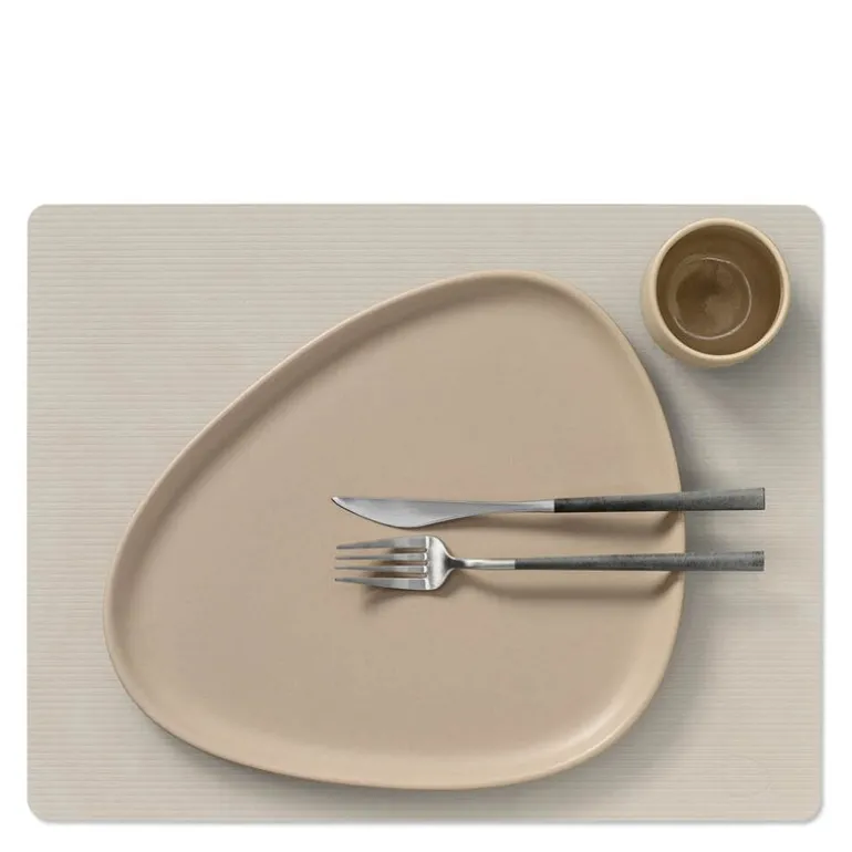 Square Corduroy spisebrikke 35x45 cm oyster white