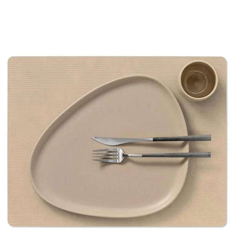 Square Corduroy spisebrikke 35x45 cm sand