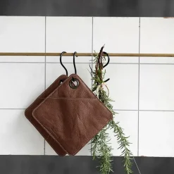 Square gryteklut 20,5 cm 2 stk brun