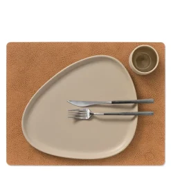 Square Hippo spisebrikke L 35x45 cm natur