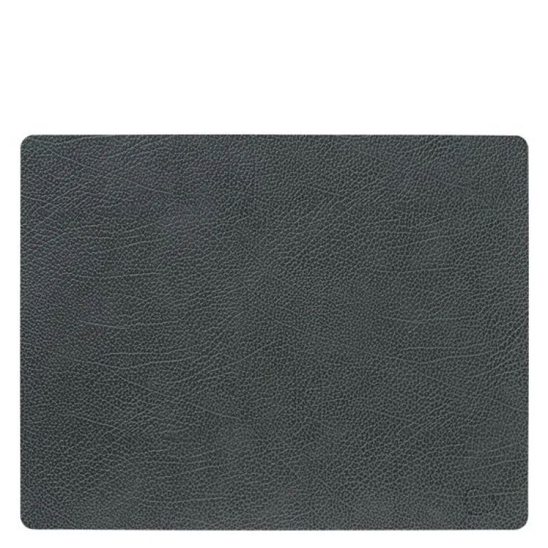 Square Hippo spisebrikke L 35x45 cm svart-antrasitt