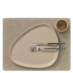 Square Hippo spisebrikke L 35x45 cm varmgrå