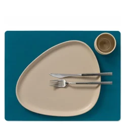 Square Nupo brikke tosidig midnight blue/petrol