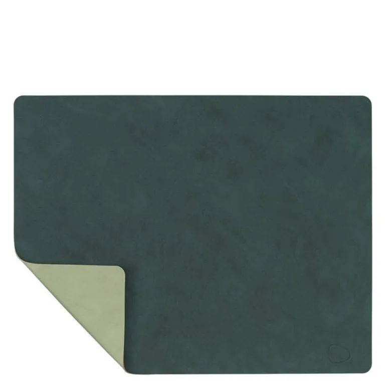 Square Nupo brikke tosidig mørk grønn/olivengrønn