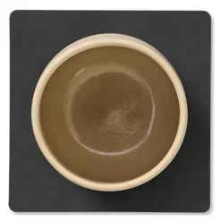 Square Nupo glassbrikke 10x10 cm svart