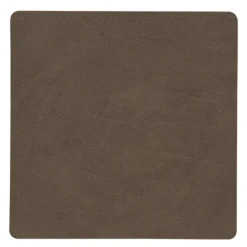 Square Nupo glassbrikke 10x10 cm caviar