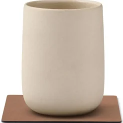 Square Nupo glassbrikke 10x10 cm old rose