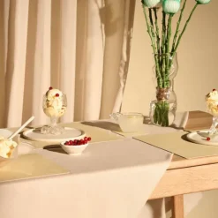 Square Nupo glassbrikke 10x10 cm lemon sorbet