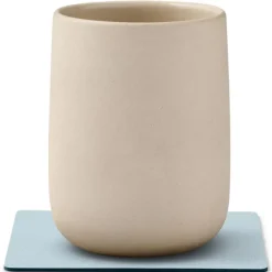 Square Nupo glassbrikke 10x10 cm soft sky