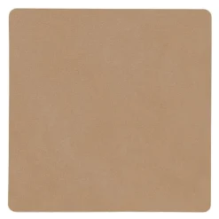 Square Nupo glassbrikke 10x10 cm nougat