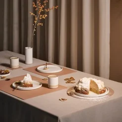 Square Nupo spisebrikke L 35x45 cm old rose