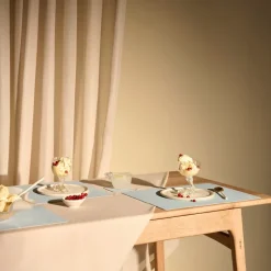 Square Nupo spisebrikke L 35x45 cm soft sky