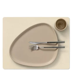 Square Nupo spisebrikke tosidig 35x45 cm vanilla/hazel