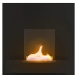 Square vegghengt peis 180 1,05L svart