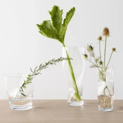 Squeeze tulipanvase 18 cm klar