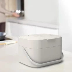 Stack søppelspann hvit