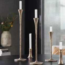 Stada lysestake antikk 42,5 cm messing