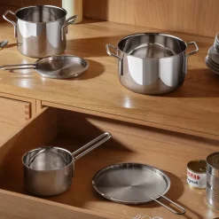 Stainless Steel grytesett 3 deler