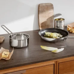 Stainless Steel sautékasserolle 1,3L