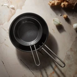 Stainless Steel stekepanne 30 cm keramisk Slip-Let® belegg