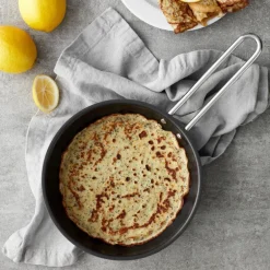 Stainless Steel stekepanne 24 cm Slip-Let® belegg