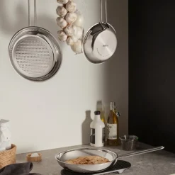 Stainless Steel stekepanne 28 cm honeycomb