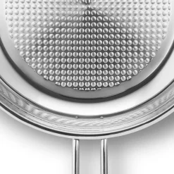 Stainless Steel stekepanne 24 cm honeycomb