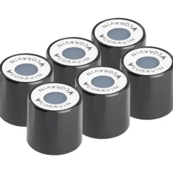 Standard skrukorker 6 stk svart