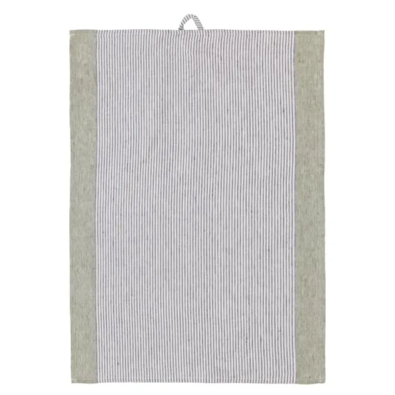 Statement Stripe kjøkkenhåndkle 50x70 cm green