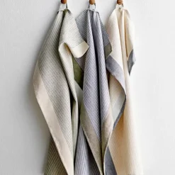 Statement Stripe kjøkkenhåndkle 50x70 cm green