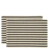 Statement Stripe spisebrikke 33x48 cm 2 stk ash