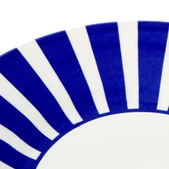 Steccato asjett bredstripet 18 cm koboltblå