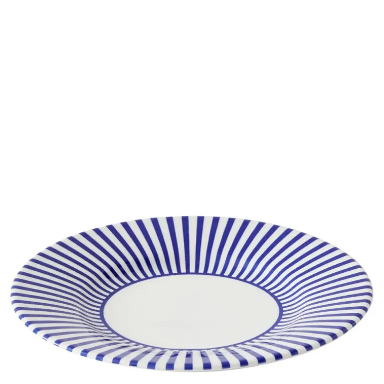 Steccato asjett smalstripet 18 cm koboltblå