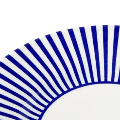 Steccato asjett smalstripet 18 cm koboltblå