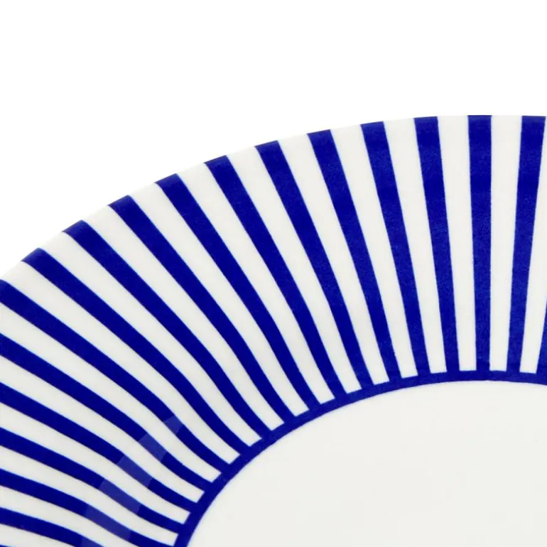 Steccato asjett smalstripet 18 cm koboltblå