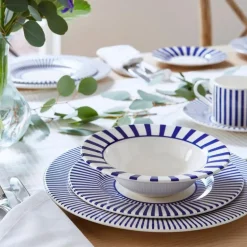 Steccato skål 19 cm koboltblå