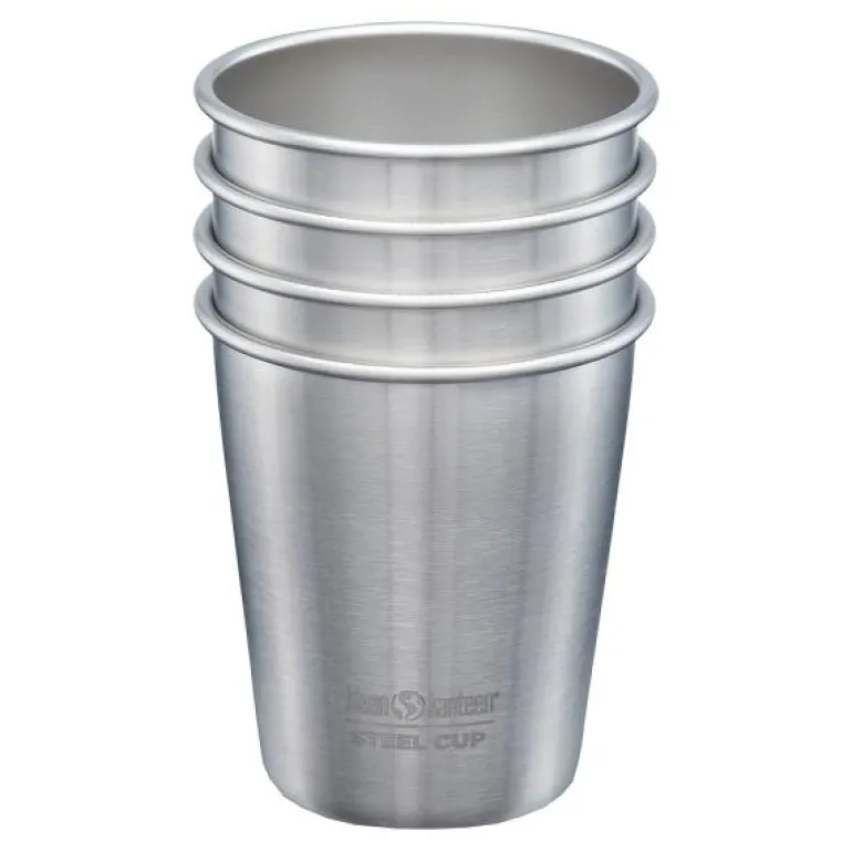 Steel Cup kopp 30 cl 4 stk børstet stål